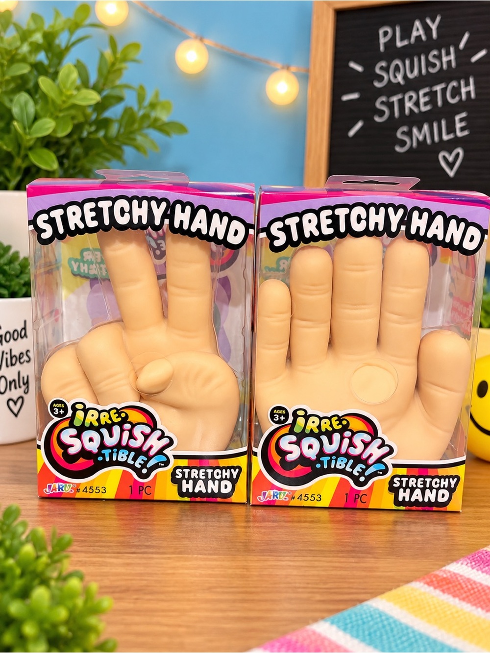 Stretchy Hand Toy - Beige